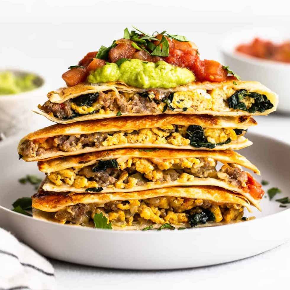Meal Prep Genius: Healthy Make-Ahead Freezer Breakfast Quesadillas